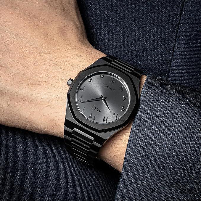 Nooré™Black Arabic Aura Watch