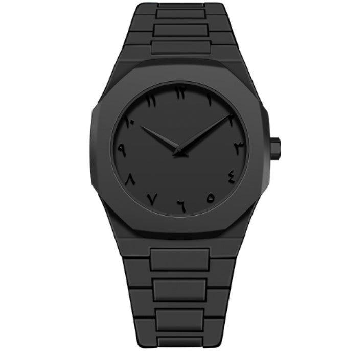 Nooré™Black Arabic Aura Watch