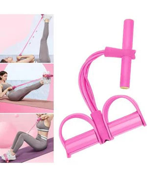 4-Tube Pedal Resistance Band | حزام مقاومة بدواسات بأربعة أنابيب