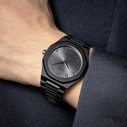 Nooré™Black Arabic Aura Watch