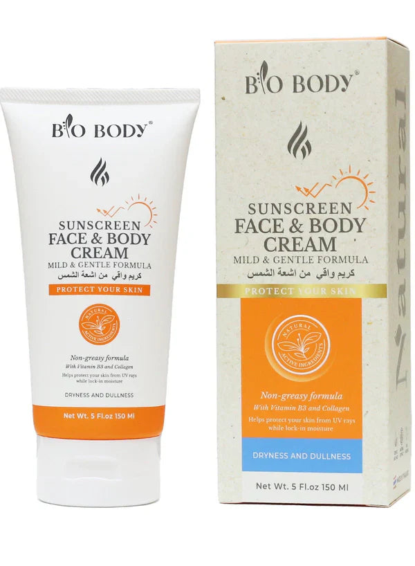 BIO BODY – Sunscreen Face & Body Cream (Original)  بايو بودي – كريم واقي الشمس للوجه والجسم (أصلي)