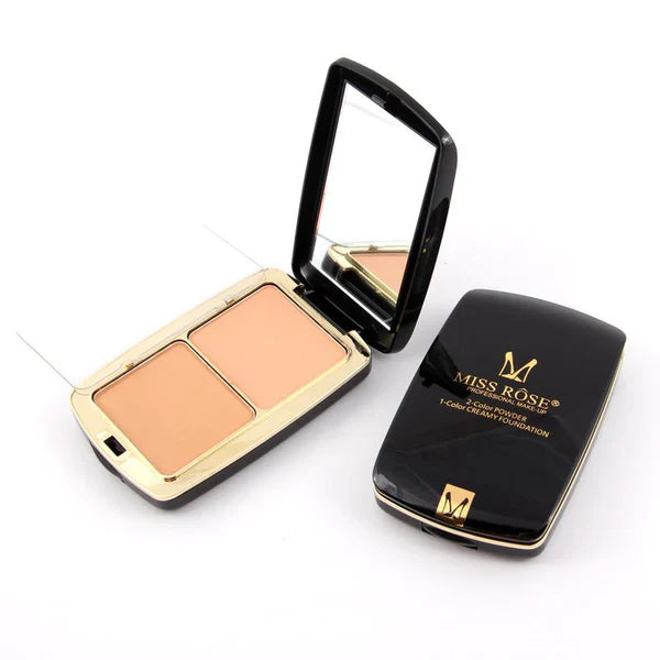 Miss Rose – 2-in-1 Compact Powder  ميس روز – بودرة كومباكت 2 في 1