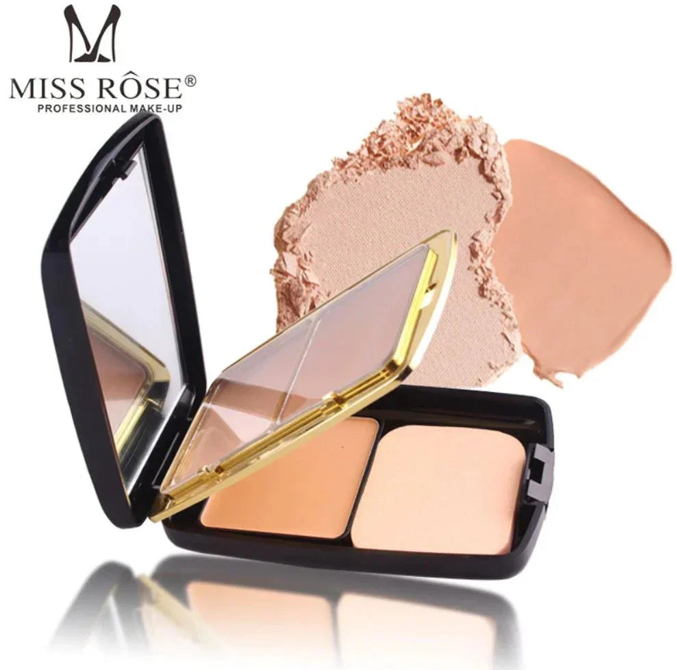 Miss Rose – 2-in-1 Compact Powder  ميس روز – بودرة كومباكت 2 في 1