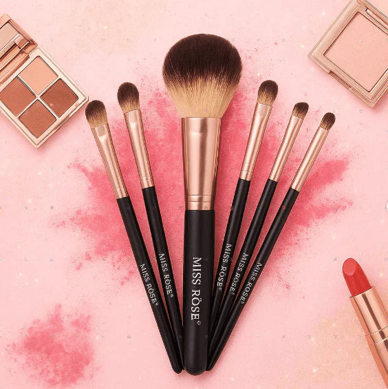 Professional 6 Marble Makeup Brush Set  مجموعة فرش مكياج احترافية 6 قطع – ماربل